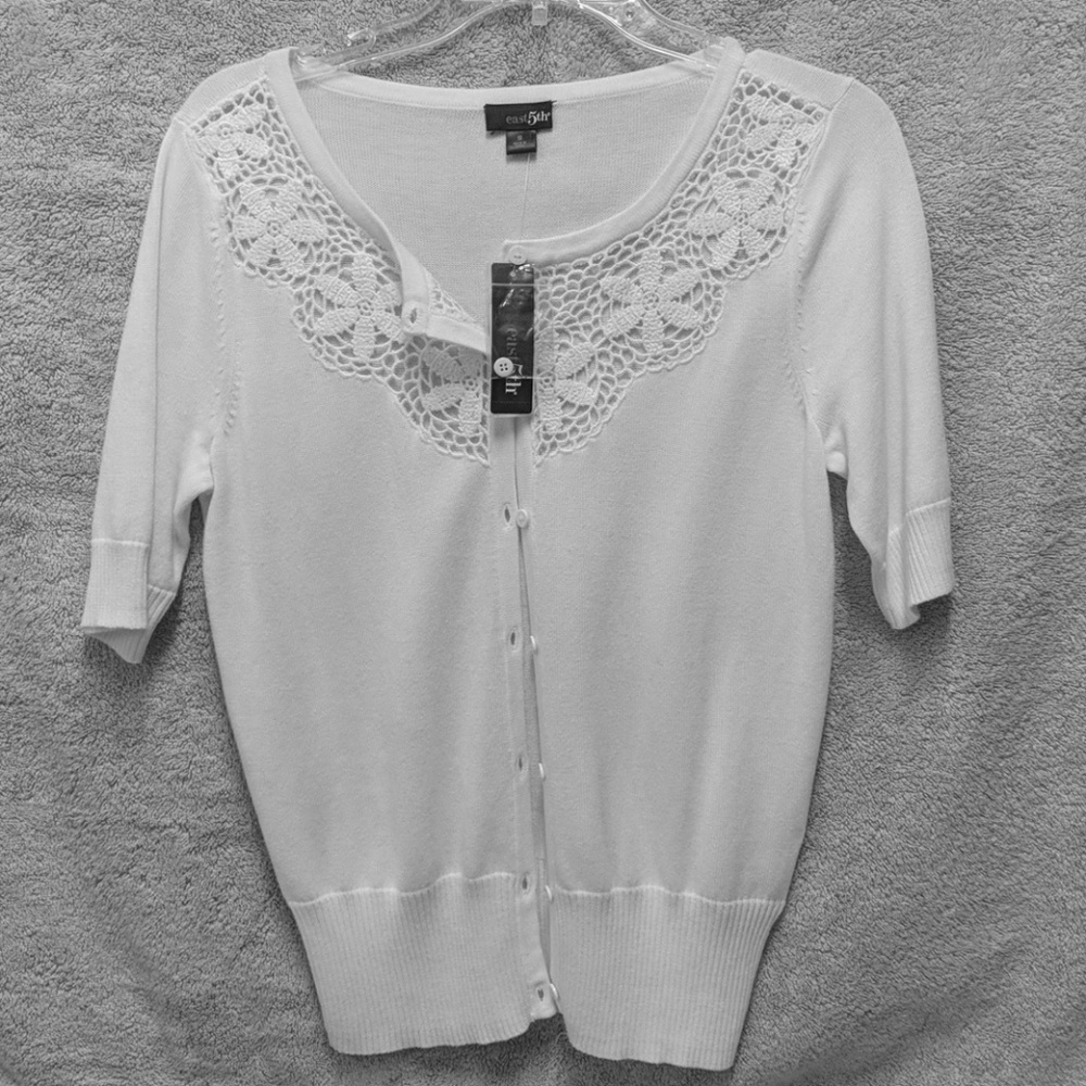 New East 5th short sleeve cardigan